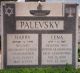 Headstone: Harry & Lena Palevsky Headstone: Harry & Lena Palevsky
